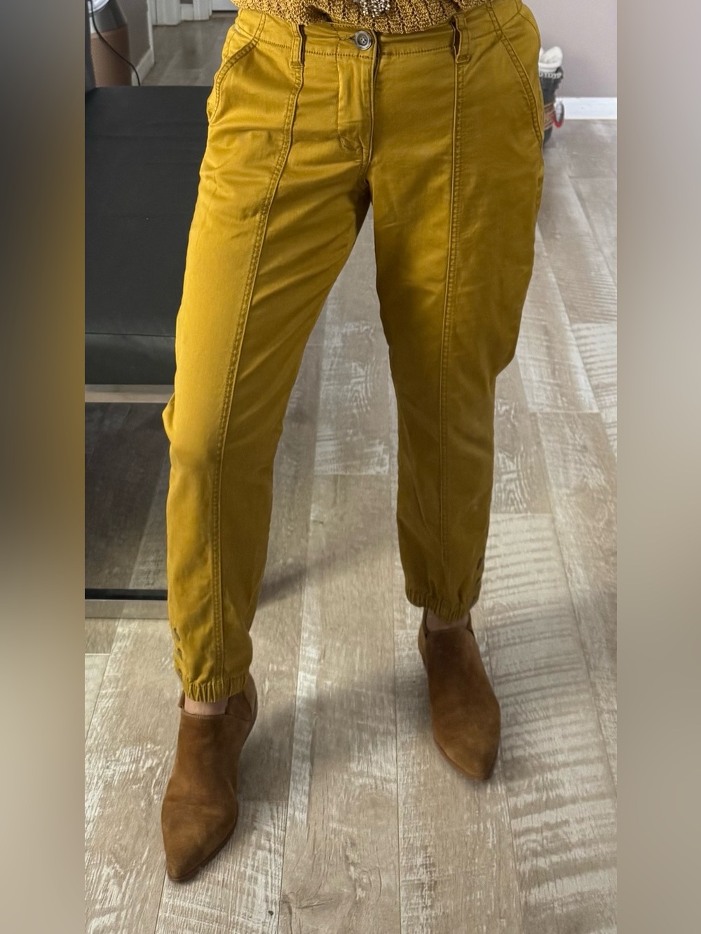 CAbi Men's Mustard Chino Trousers